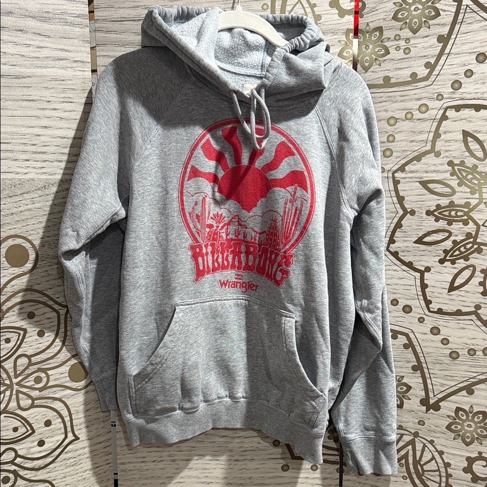 Billabong x Wrangler Gray Hoodie